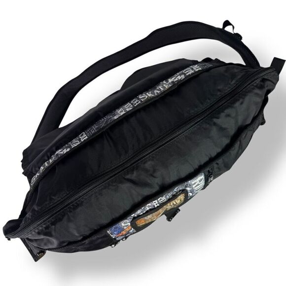 L.L. Bean Messenger Shoulder Flap Crossbody Bag Graffiti Skateboard Surfer Surf - Picture 9 of 16